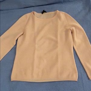 Pure cashmere soft pink sweater.